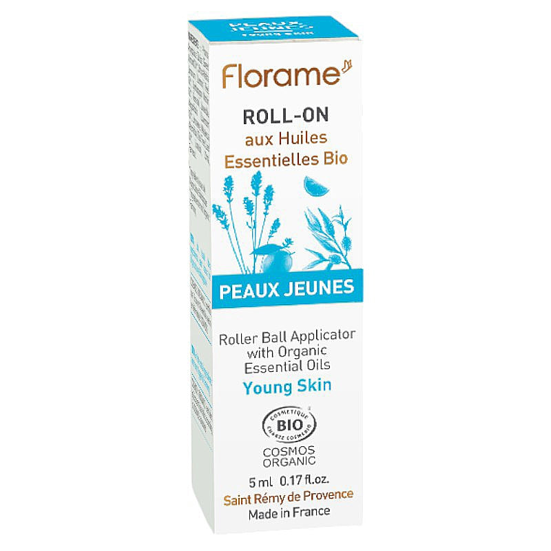 Roll-on BIO peaux jeunes - 5ml - Florame