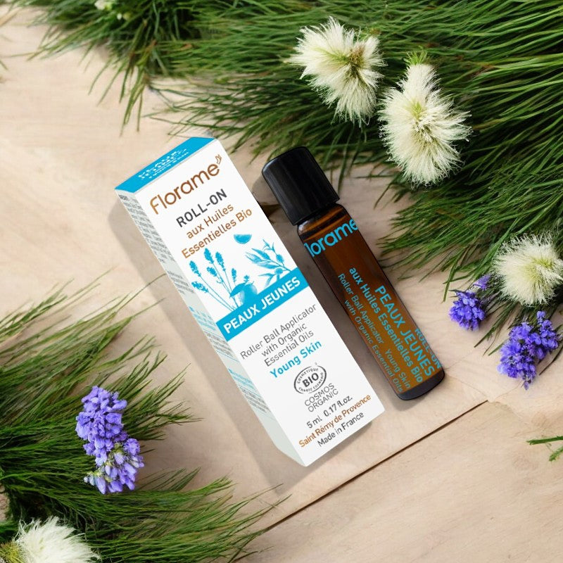 Roll-on BIO peaux jeunes - 5ml - Florame