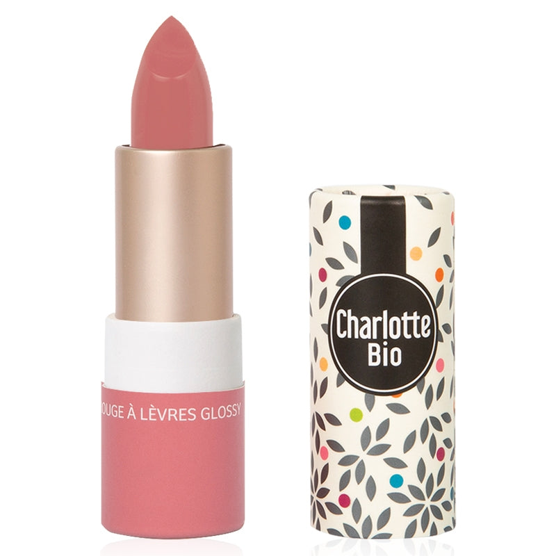 Rouge à lèvres brillant bois de rose BIO - 3.5g - Charlotte Bio