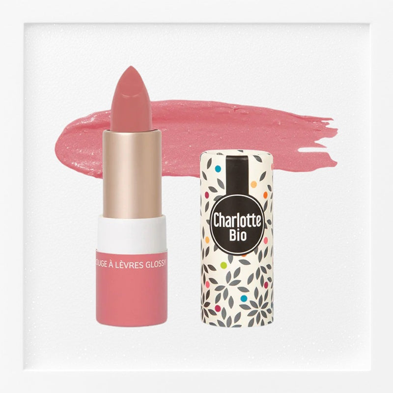 Rouge à lèvres brillant bois de rose BIO - 3.5g - Charlotte Bio