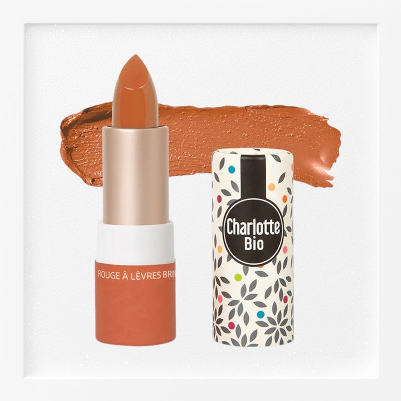 Rouge à lèvres brillant corail BIO - 3.5g - Charlotte Bio