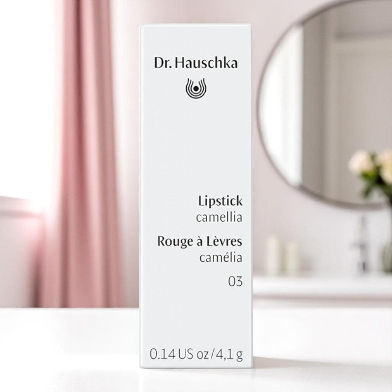 Rouge à lèvres mat BIO N°03 camellia - 4,1g - Dr. Hauschka