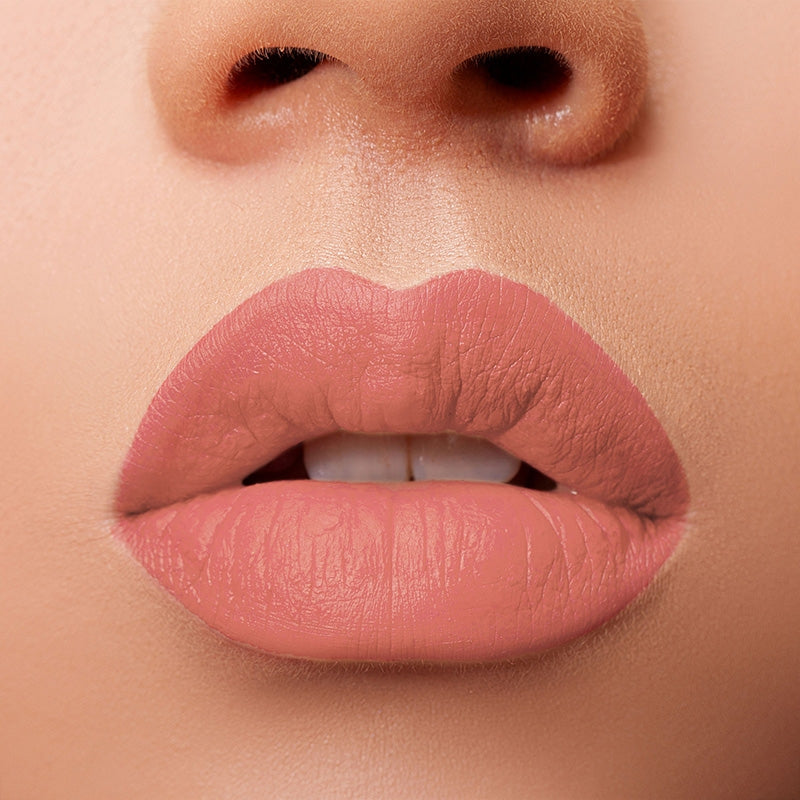 Rouge à lèvres mat Nude rosé doux N°284 BIO - 3,5g - Couleur Caramel