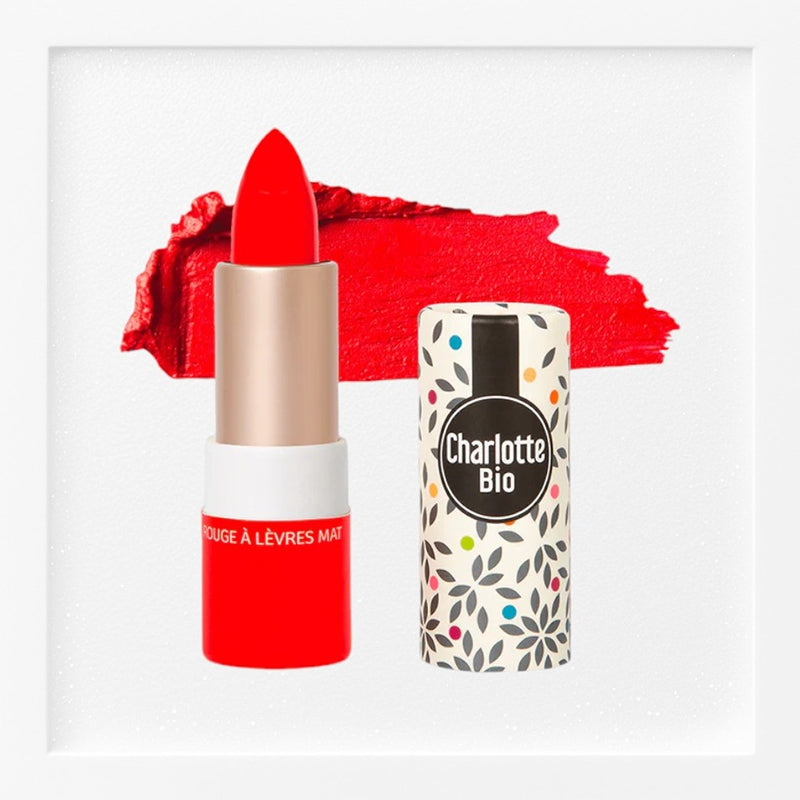 Bio-Lippenstift in Royal Red, matt – 3,5 g – Charlotte Bio