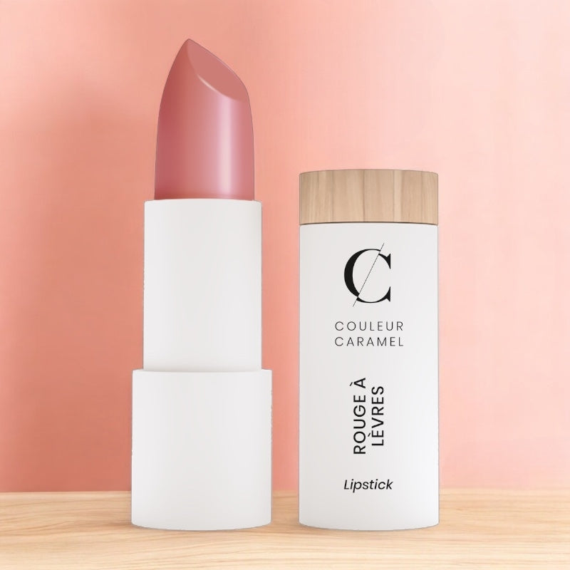 Rouge à lèvres satiné Rose ancien N°257 BIO - 3,5g - Couleur Caramel