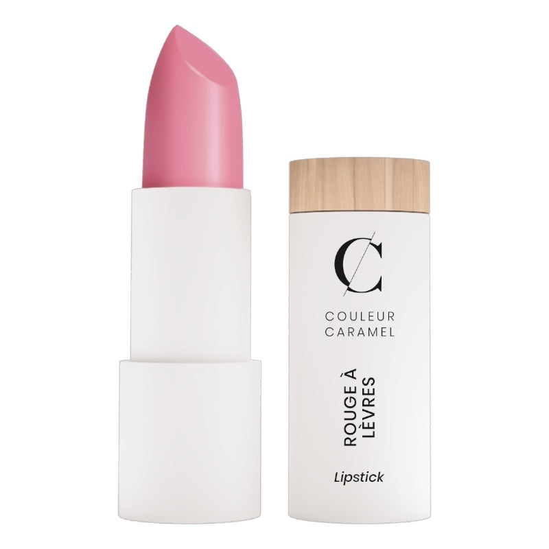 Rouge à lèvres satiné Rose moyen N°221 BIO - 3,5g - Couleur Caramel