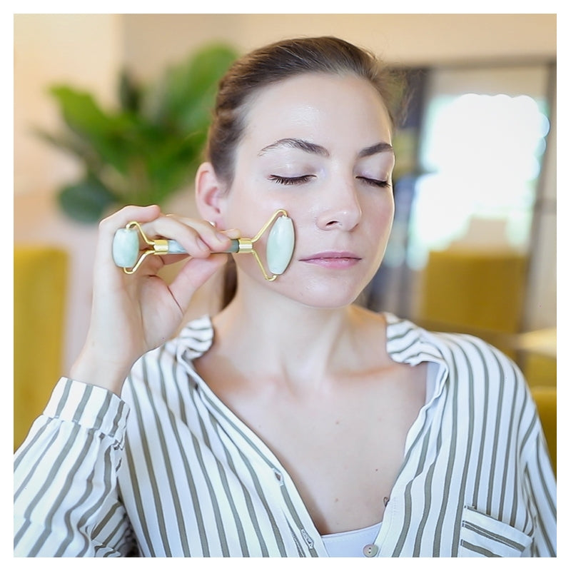 Jaderoller für die Gesichtsmassage - Yù Beauty