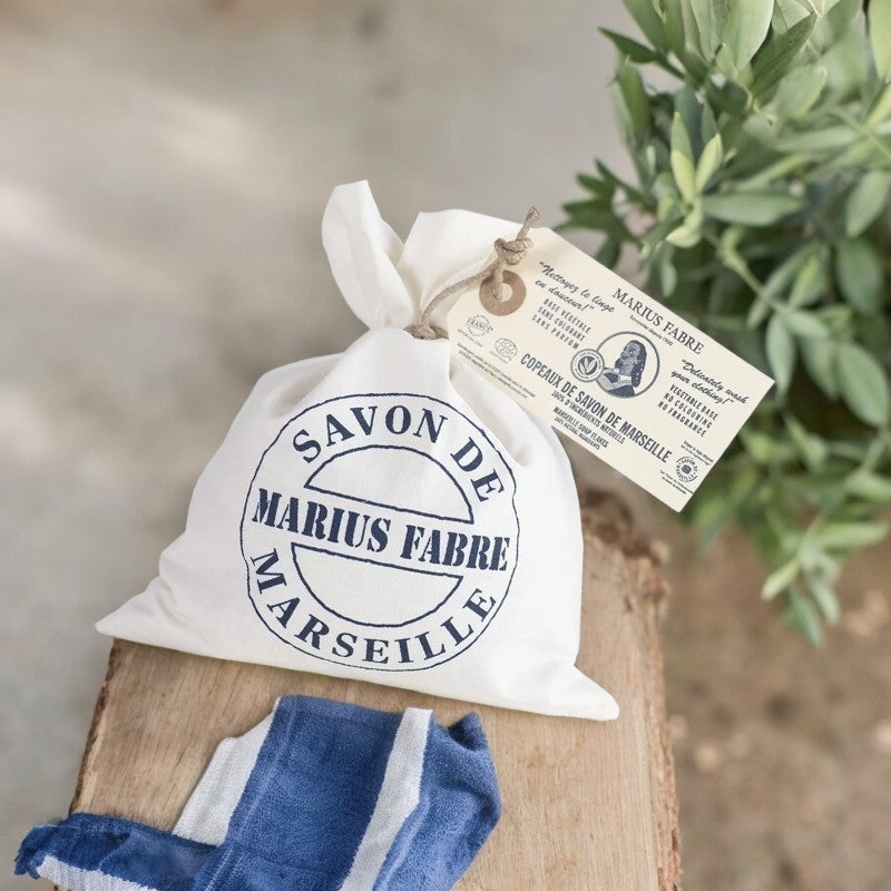 Beutel mit Marseiller Seifenflocken - 300 g - Marius Fabre