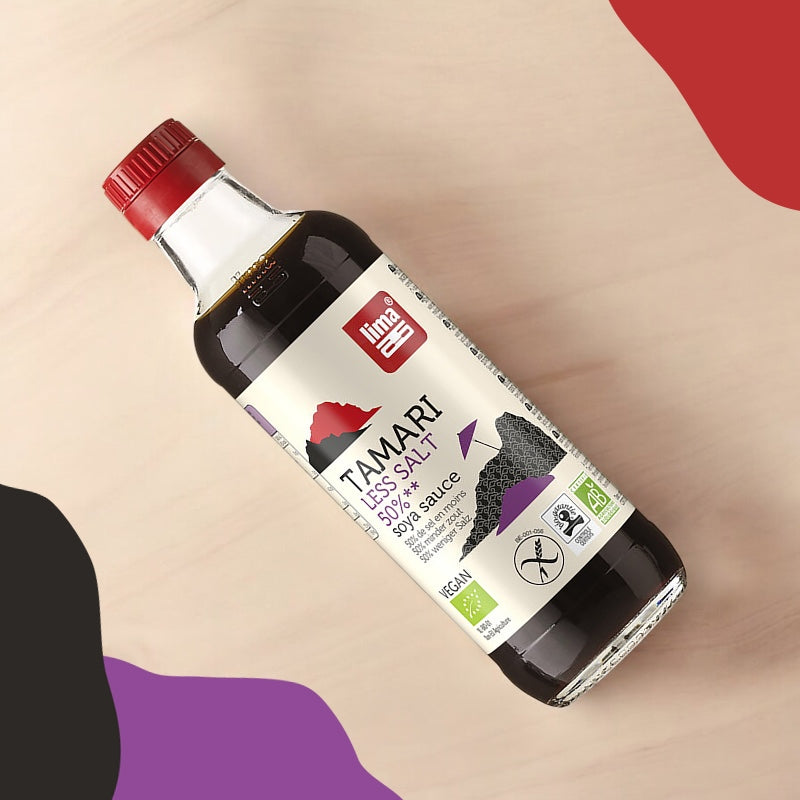 Sauce de soja avec 50% de sel en moins BIO - Tamari - 250ml - Lima