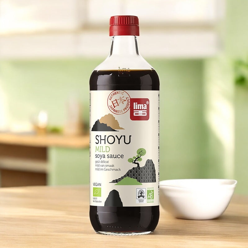 Bio-Soja-Weizen-Sauce – Shoyu – 500 ml – Lima