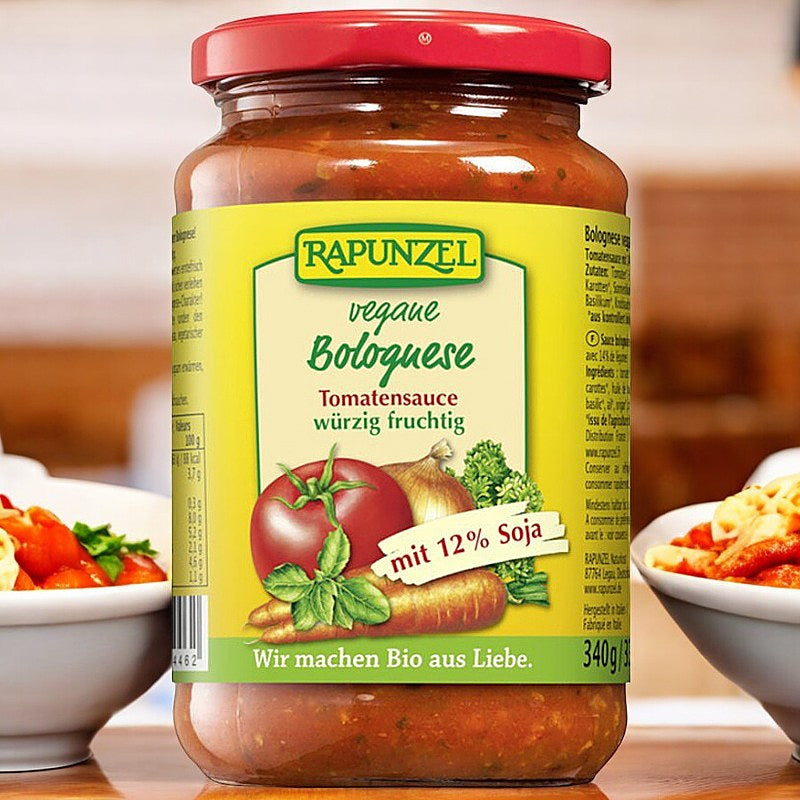 Sauce tomate végane Bolognese BIO - 340g - Rapunzel