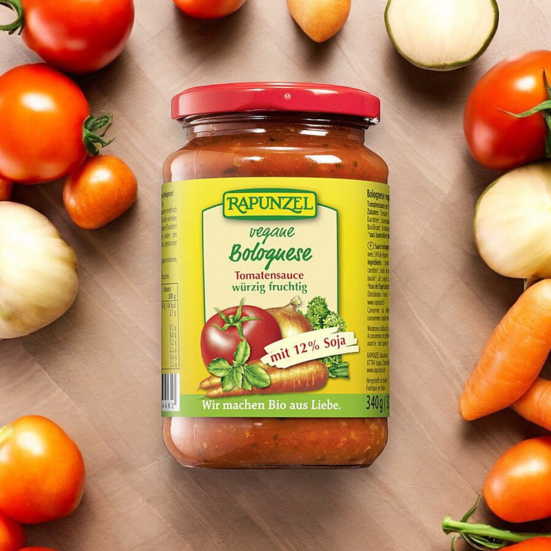Sauce tomate végane Bolognese BIO - 340g - Rapunzel