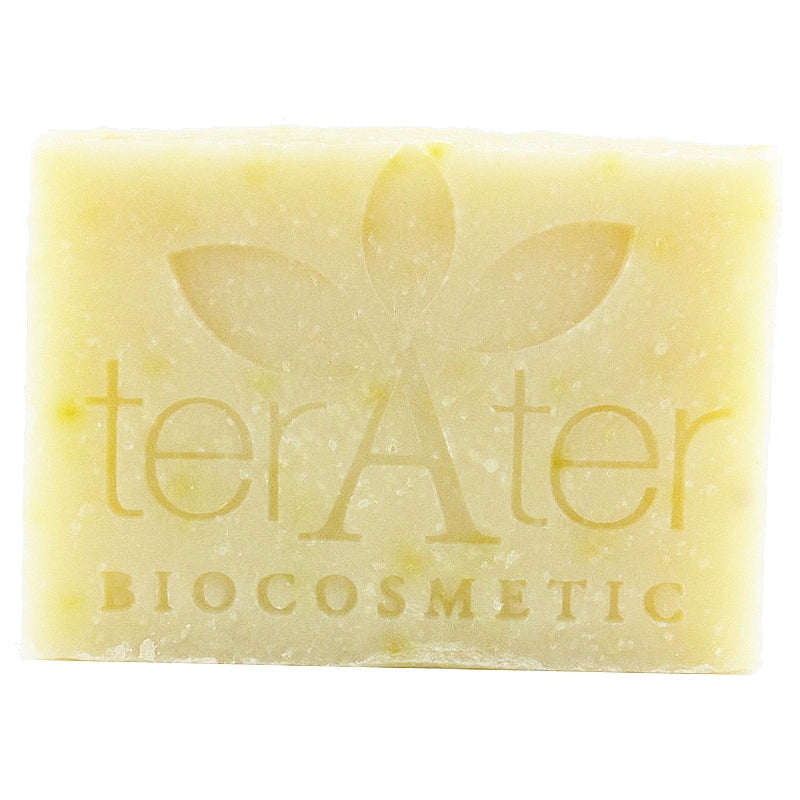 Bio-Grünwaschseife mit Gurke, Avocado und weißer Tonerde – 100 g – terAter