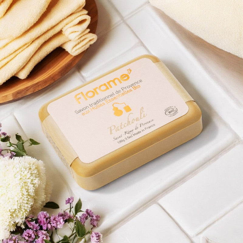 Bio-Patchouli-Seife – 100 g – Florame