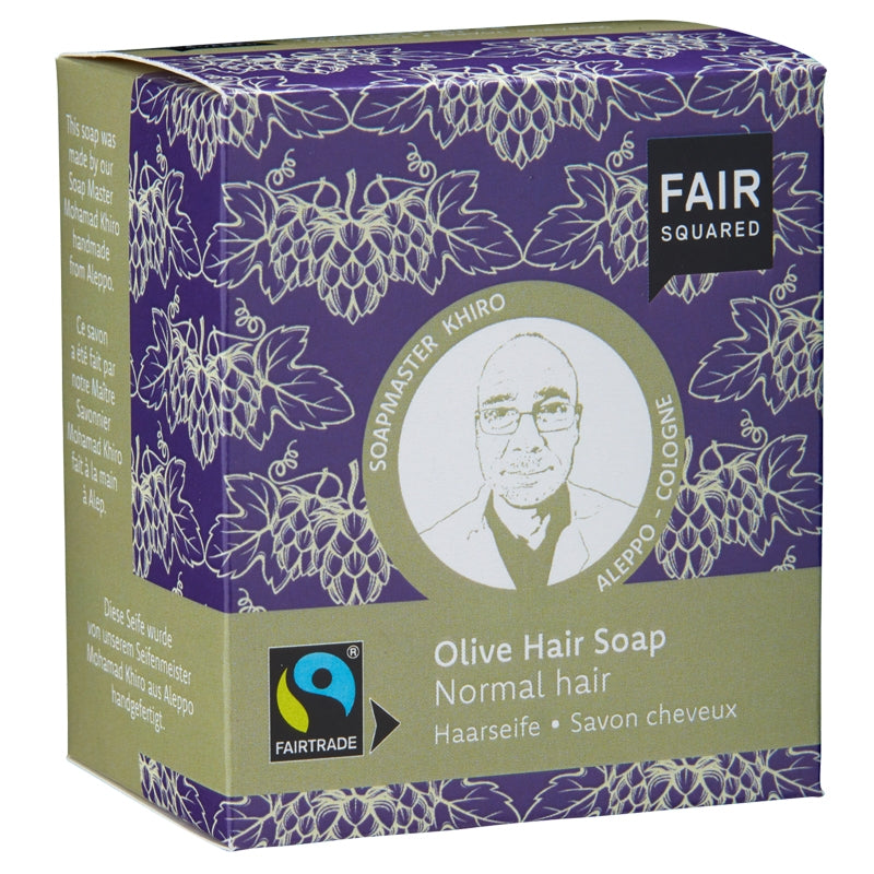 Bio-Olivenhaarseife – 2 x 80 g – Fair Squared