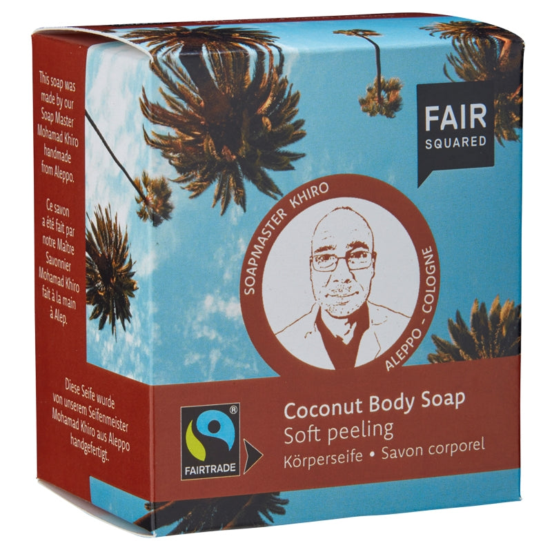 Bio-Kokosnuss-Körperseife – 2 x 80 g – Fair Squared