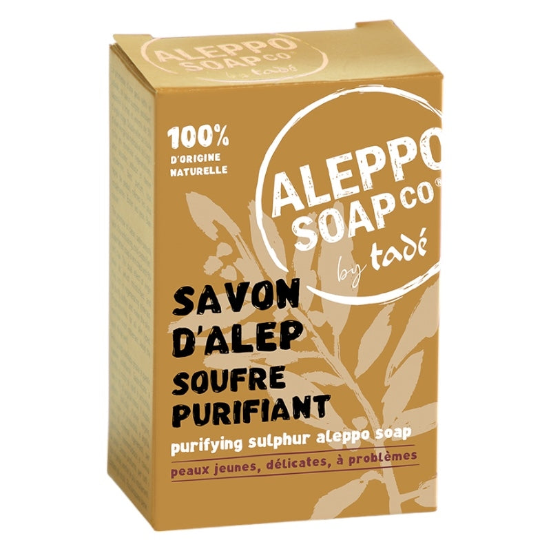 Savon d'Alep au soufre purifiant - 150g - Tadé