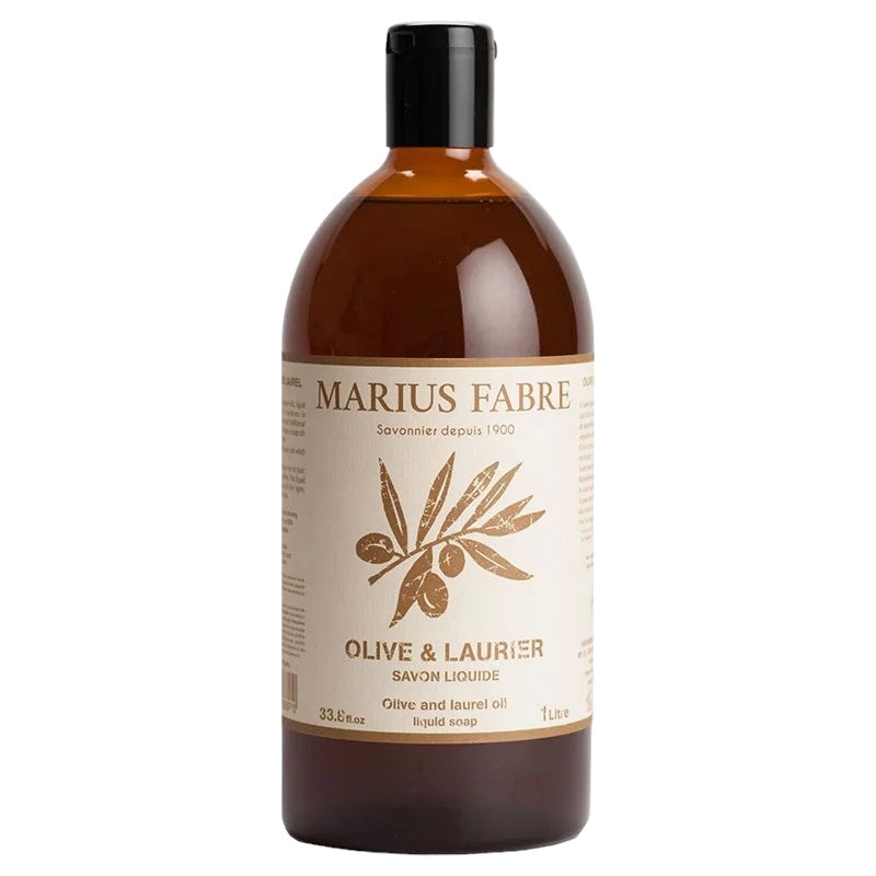 Flüssige Aleppo-Seife mit Oliven- und Lorbeerduft – 1 Liter – Marius Fabre
