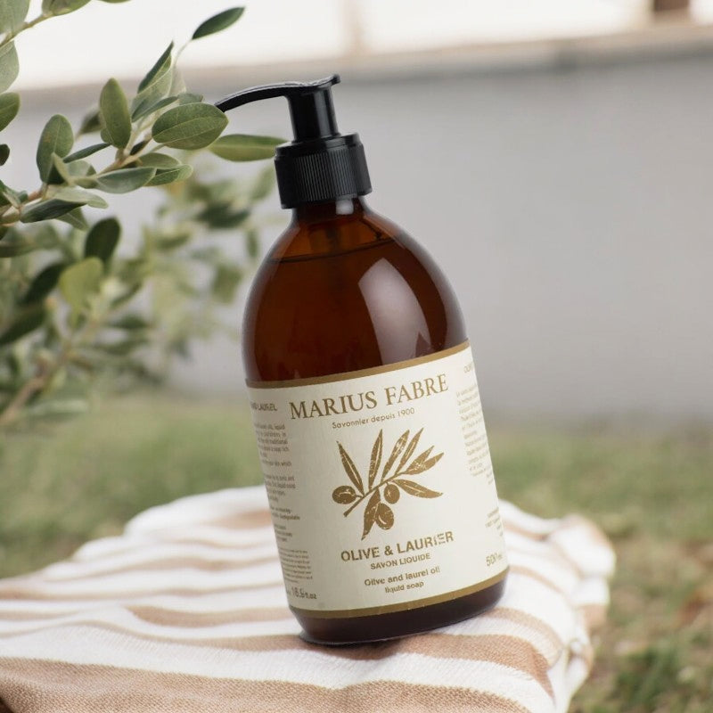 Flüssige Aleppo-Seife mit Olive und Lorbeer – 500 ml – Marius Fabre