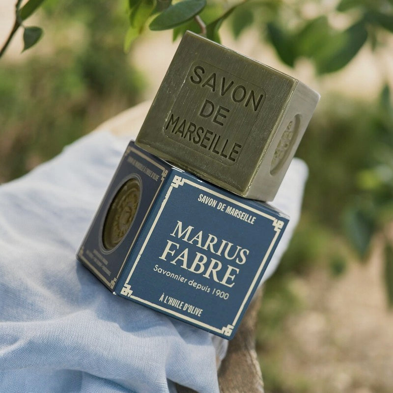 Savon de marseille vert a l huile d olive 400 g marius fabre 3