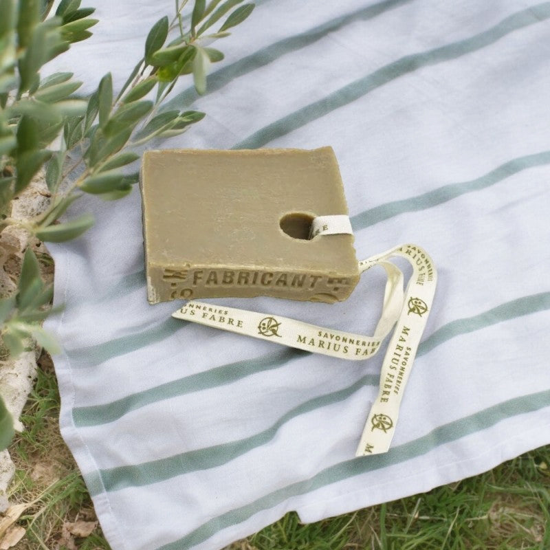 Grüne Marseiller Seife „in Scheiben“ mit Olivenöl – 90 g – Marius Fabre