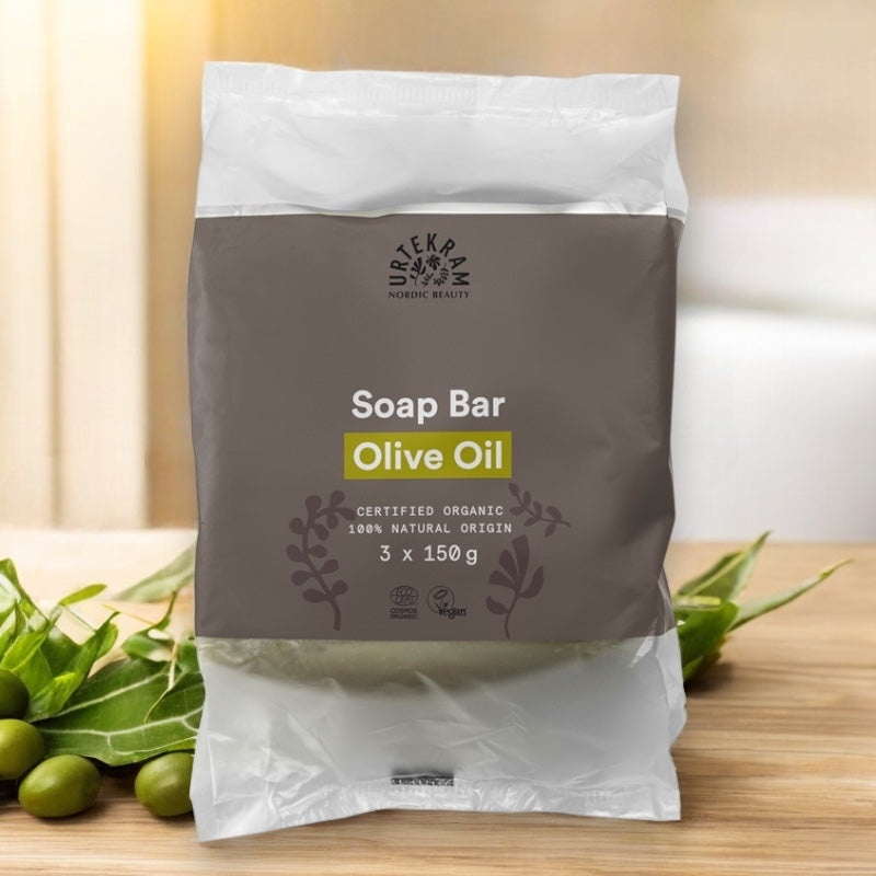 Savon enrichissant BIO olive - 3x150g - Urtekram