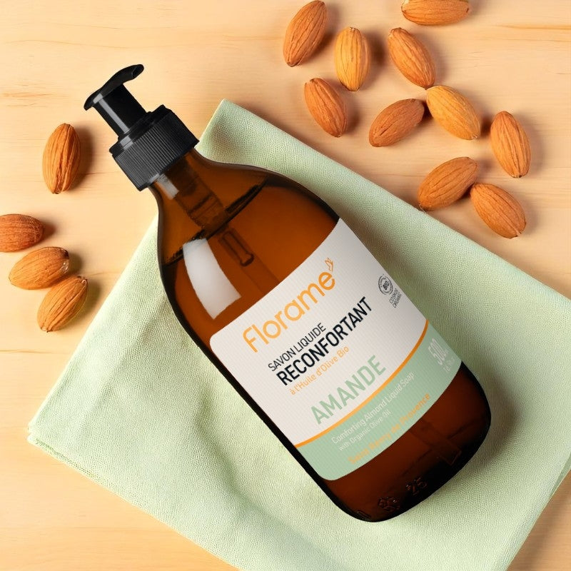Savon liquide BIO amande - 500ml - Florame