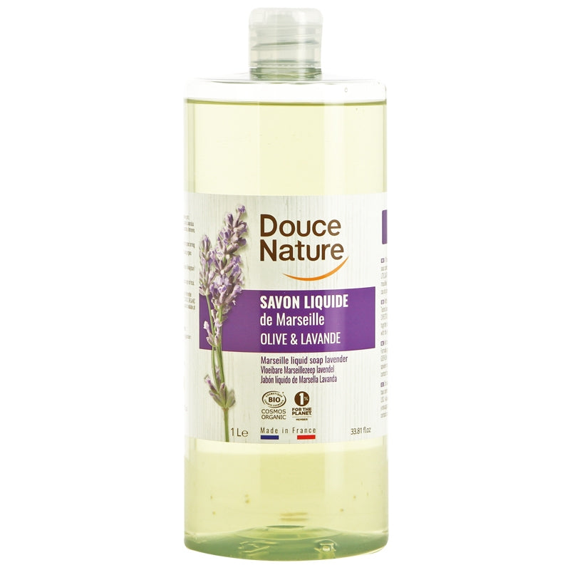 Flüssige Bio-Seife aus Marseille mit Olive und Lavendel – 1 l – Douce Nature