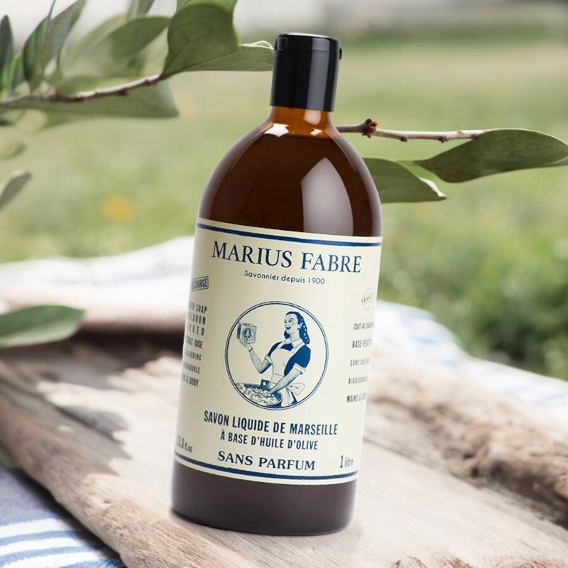 Unparfümierte Marseiller Flüssigseife – 1 l – Marius Fabre