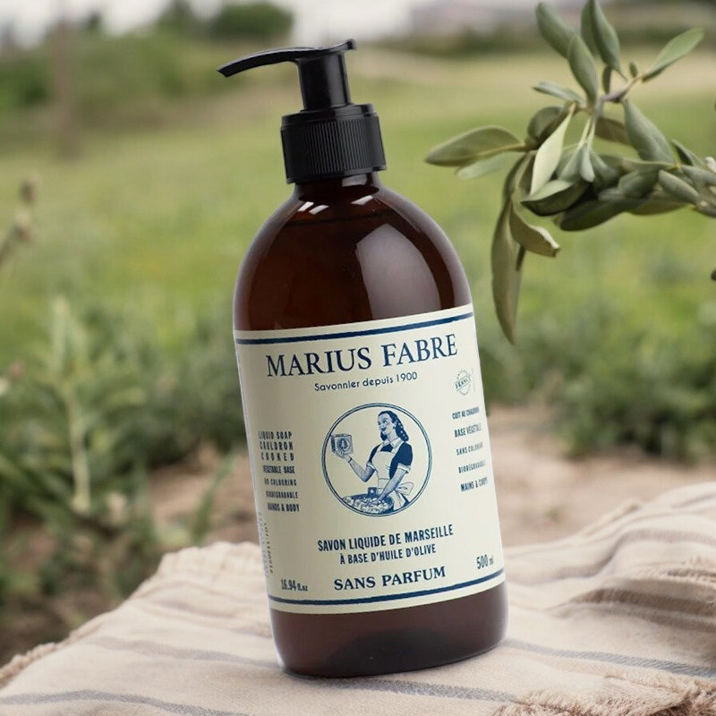 Marseille Flüssigseife, unparfümiert - 500 ml - Marius Fabre