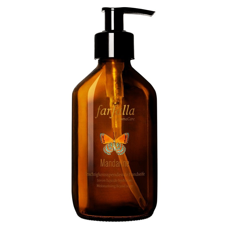 Savon liquide hydratant BIO mandarine - 250ml - Farfalla