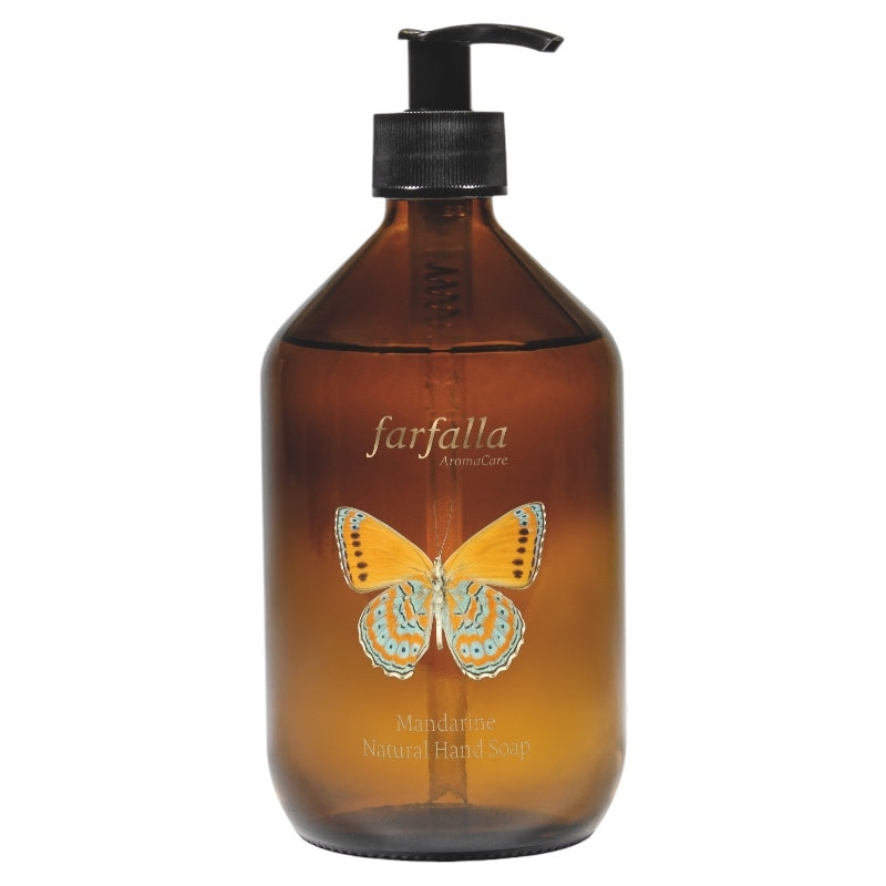 Savon liquide hydratant BIO mandarine - 500ml - Farfalla