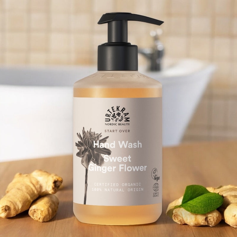 Bio-Ingwer-Handseife zur Anregung der Durchblutung – 300 ml – Urtekram