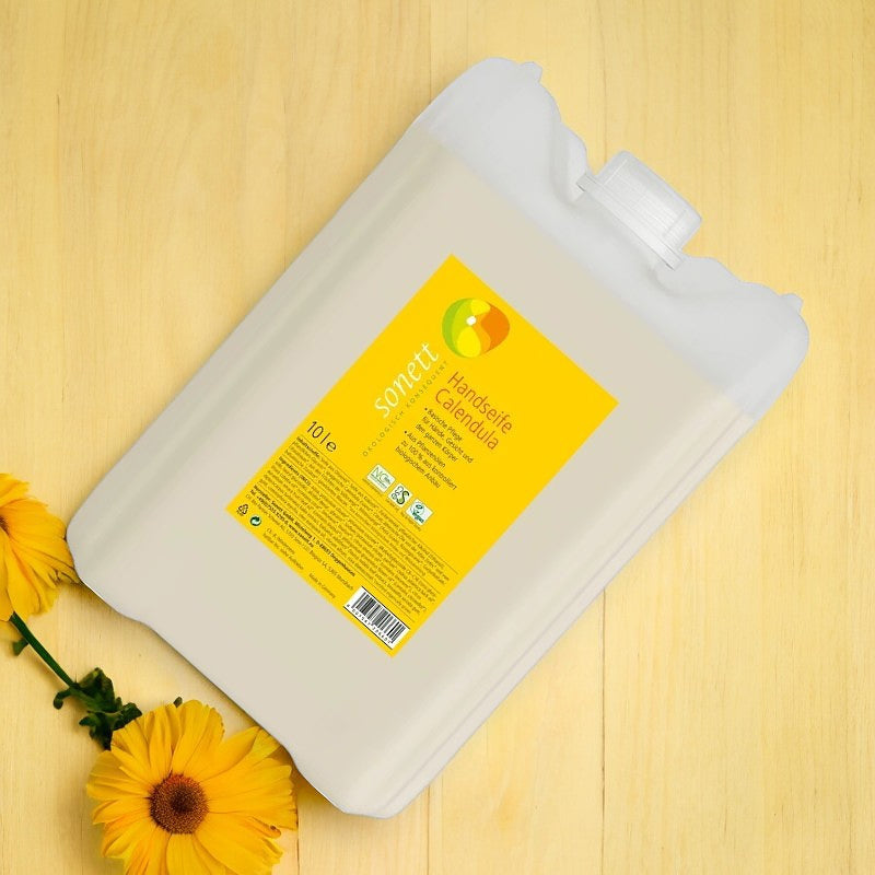 ECO Calendula Flüssigseife für Hände, Gesicht und Körper – 10 l – Sonett