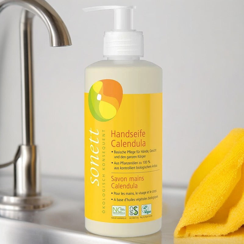 Savon liquide mains, visage & corps calendula ECO - 300ml - Sonett