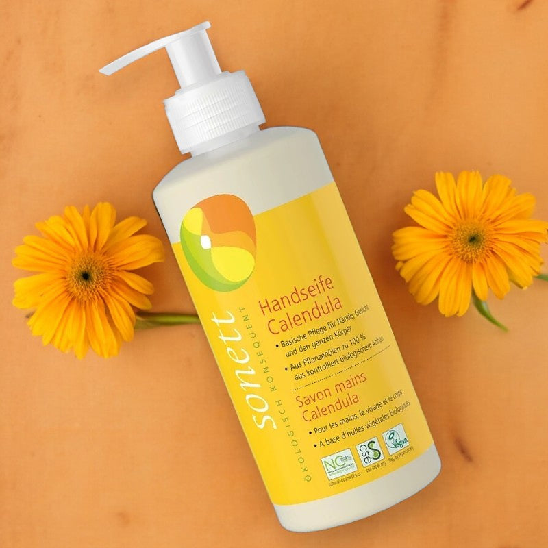 Savon liquide mains, visage & corps calendula ECO - 300ml - Sonett