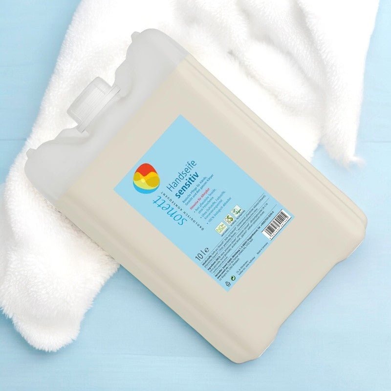 ECO Duftstofffreie Flüssigseife für Hände, Gesicht und Körper – 10 l – Sonett