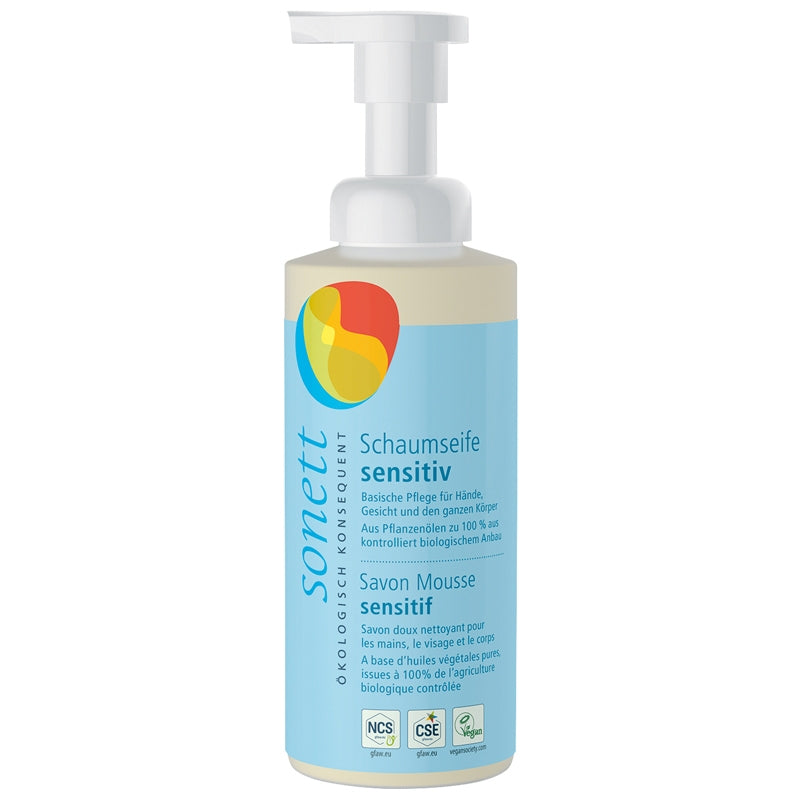 Savon liquide mains, visage & corps sensitif sans parfum ECO - 200ml Sonett﻿