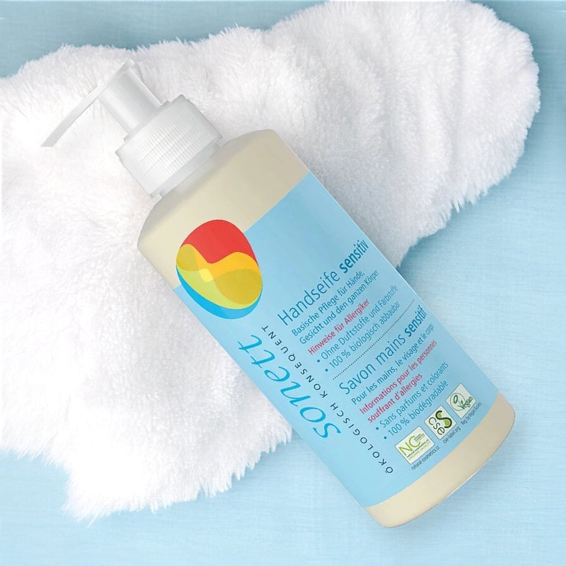 Sonett ECO Duftstofffreie Flüssigseife für Hände, Gesicht und Körper – 300 ml