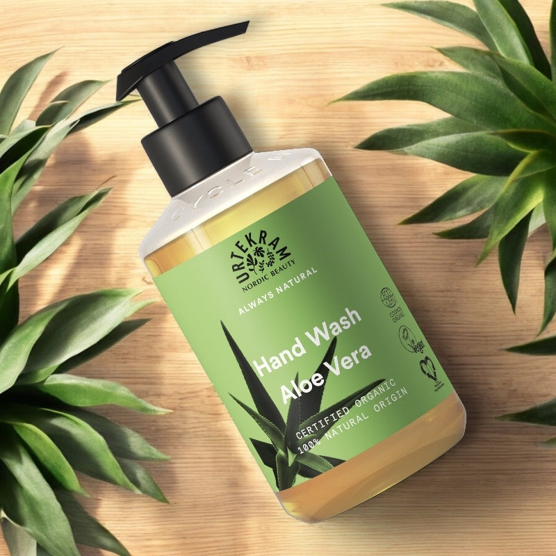 Savon liquide pour les mains régénérant BIO aloe vera - 380ml - Urtekram