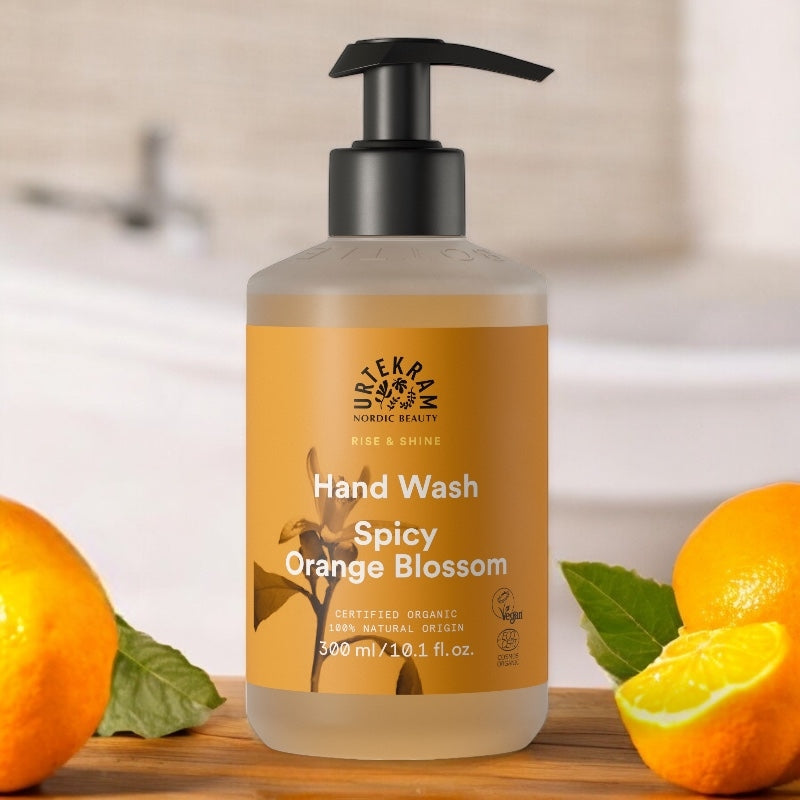 Savon liquide rafraîchissant BIO orange - 300ml - Urtekram