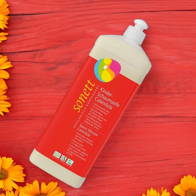 Savon mousse enfant calendula ECO - 1l - Sonett