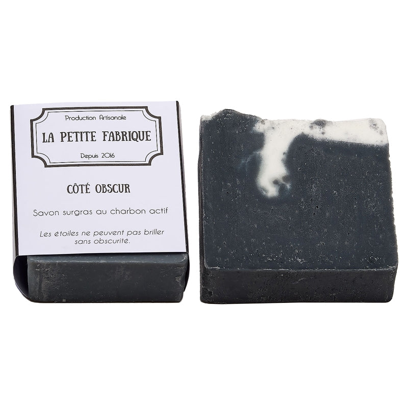 Natürliche Aktivkohle-Seife - 100 g - La Petite Fabrique