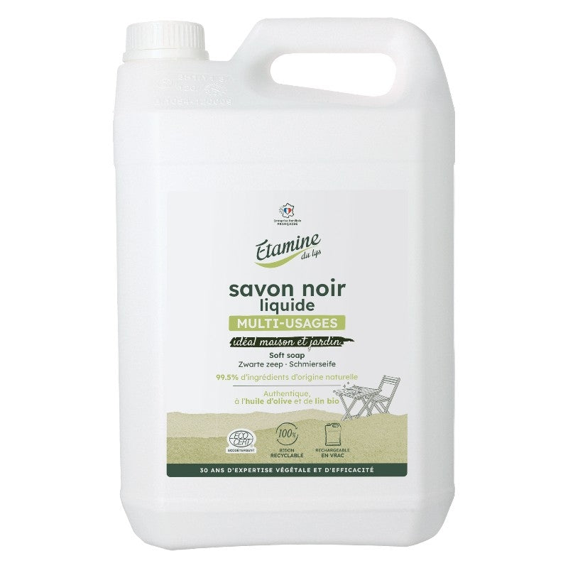 Savon noir écologique olive & lin - 5l - Etamine du Lys