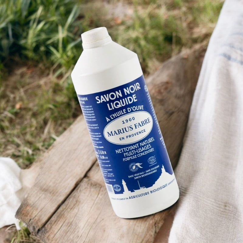 Flüssige schwarze Seife mit Olivenöl - 1L - Marius Fabre