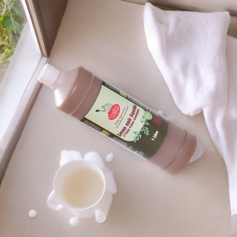 Savon noir liquide huile d'olive BIO - 1l - La droguerie écologique