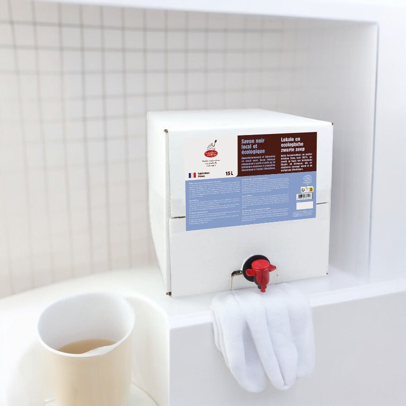 Savon noir liquide huile de lin BIO - 15l - La droguerie écologique