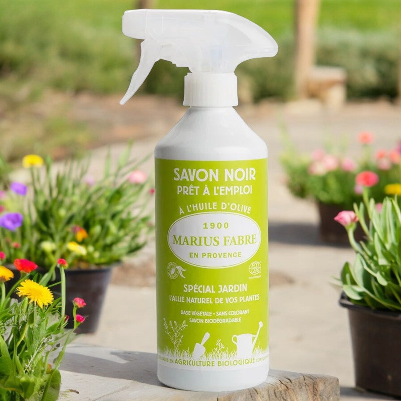 Gebrauchsfertige flüssige schwarze Seife „Special Garden“ – 500 ml – Marius Fabre