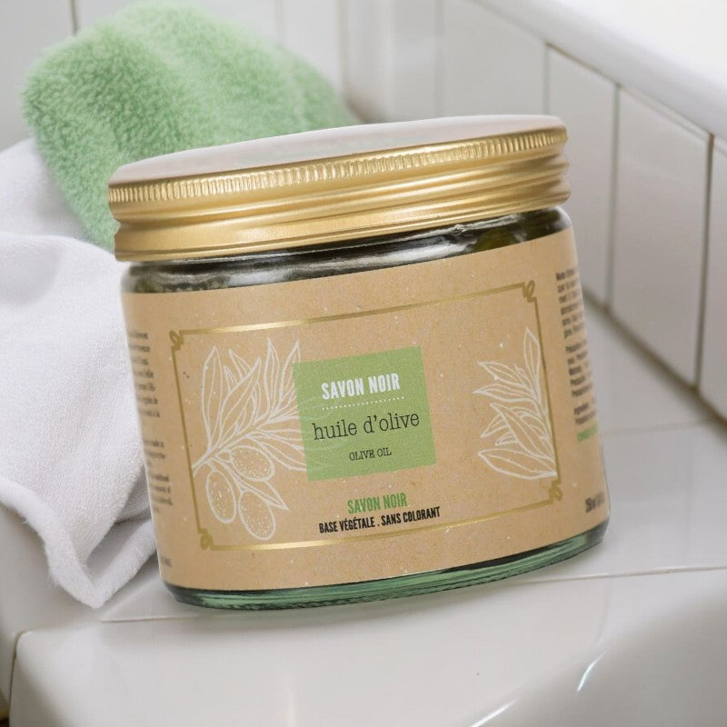 Schwarze Körperseife mit Olivenöl - 250 g - Marius Fabre