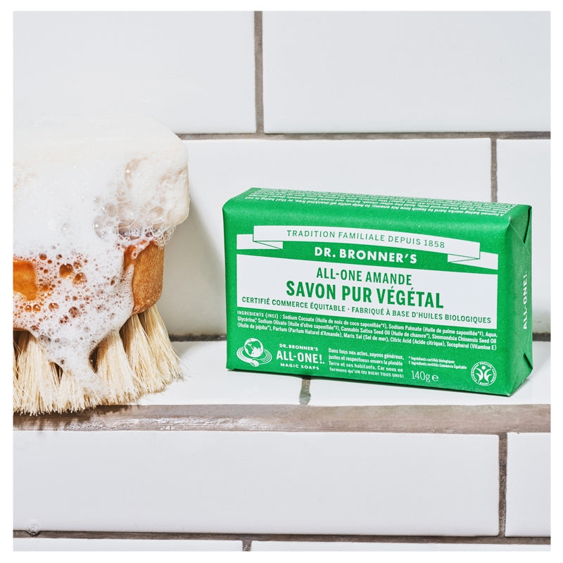 Bio-Mandelseife, rein, 140 g, Dr. Bronner's